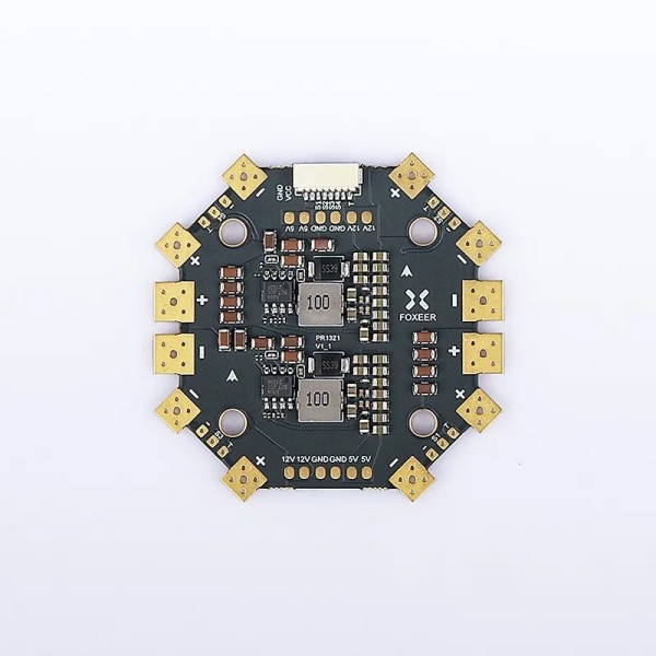 Foxeer PDB400 8S 400A PDB 4-8S Distribution Board DUAL Battery PAD Installation Hole Spacing 30.5mm for Drone Parts